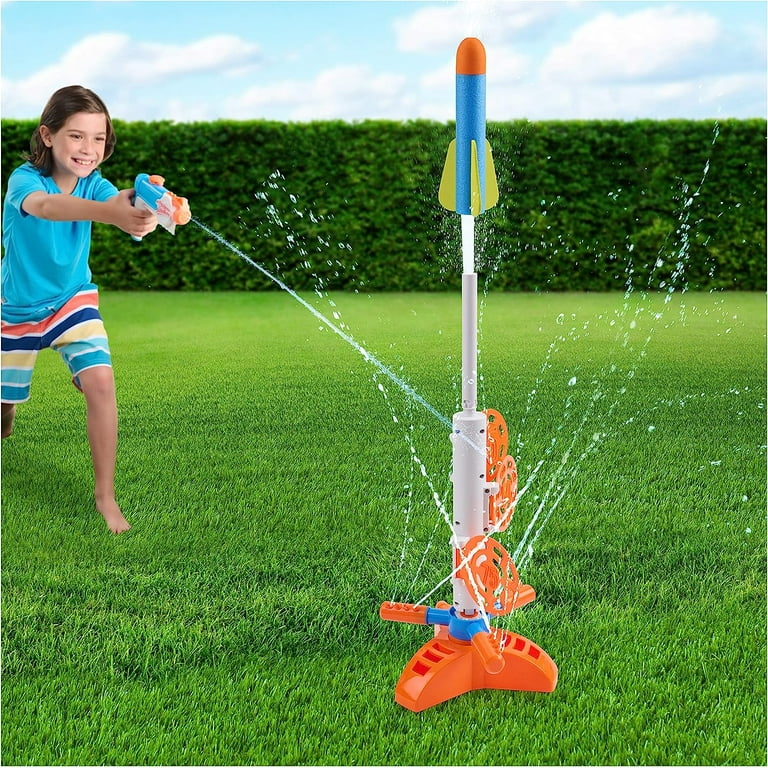 Nerf Summer Water Lawn Game Including Super Soaker SkyBlast Target Sprinkler for Kids 3 Years and Up