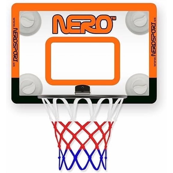 Nero Sport All-Weather Plexiglass Mounted Basketball System (Indoor)