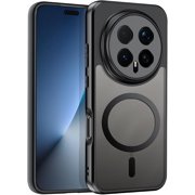 NERRA- QUIETIP Magnetic Case for Honor Magic 8 Pro,[Compatible with MagSafe] Translucent Matte Drop Protection Cover,Black