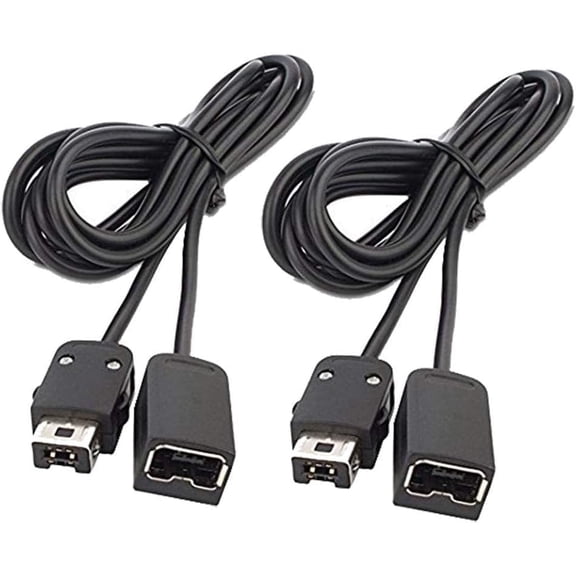 NES Classic Controller Extension Cable 3M / 10ft (2-Pack), SNES Extension Power Cord Compatibility Nintendo SNES Classic Edition Controller (2017) and Mini NES Classic Edition (2016), Wii, Wii U