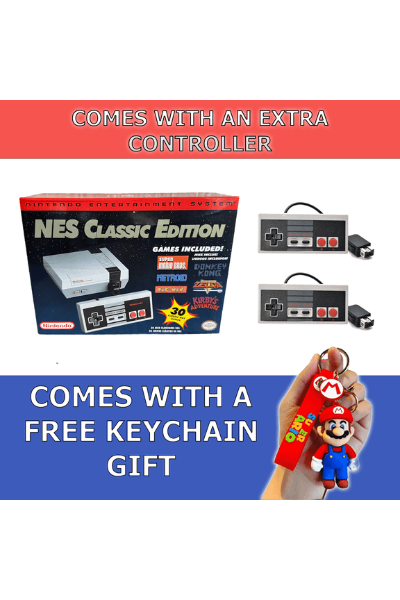 NES Classic Edition by Keychain with Controller