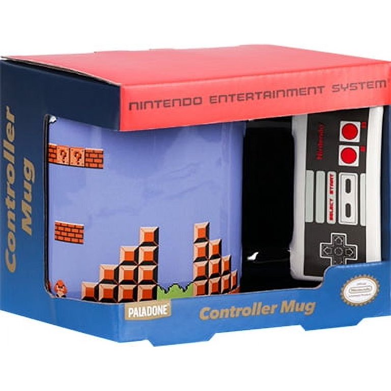 キャラクターグッズ Nintendo Controller Mug Paladone NES Controller Shaped Ceramic Mug, 10 fl oz, Retro Design