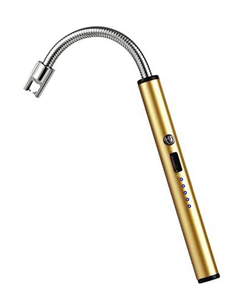 NESAPTO Lighter, Electric Candle Lighter with Safety Lock LED Battery