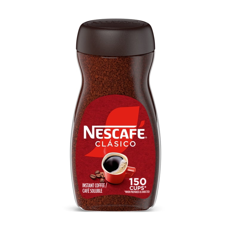 NESCAF√â, Dark Roast Instant Coffee, 10.5 oz, Rich Bold Flavor