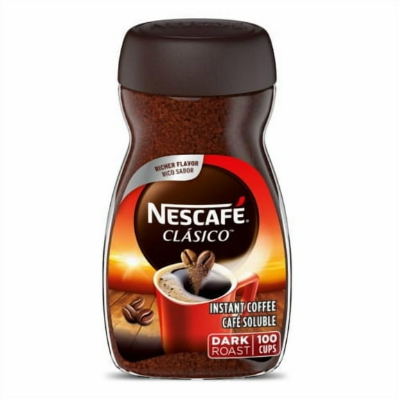 NESCAF CLSICO Dark Roast Instant Coffee 7 oz - Pack of 2