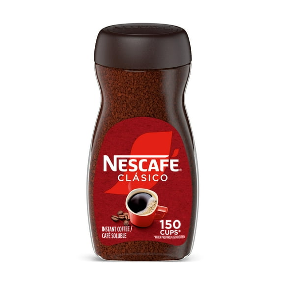 NESCAF CLSICO Instant AJH3Coffee, Dark Roast Coffee, 1 Jar (10.5 Oz)