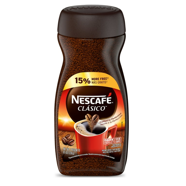 Nescafe Clasico Dark Roast Instant Coffee - Dark - 1 Each Nescafe Clasico Dark Roast Instant Coffee - Dark - 1 Each
