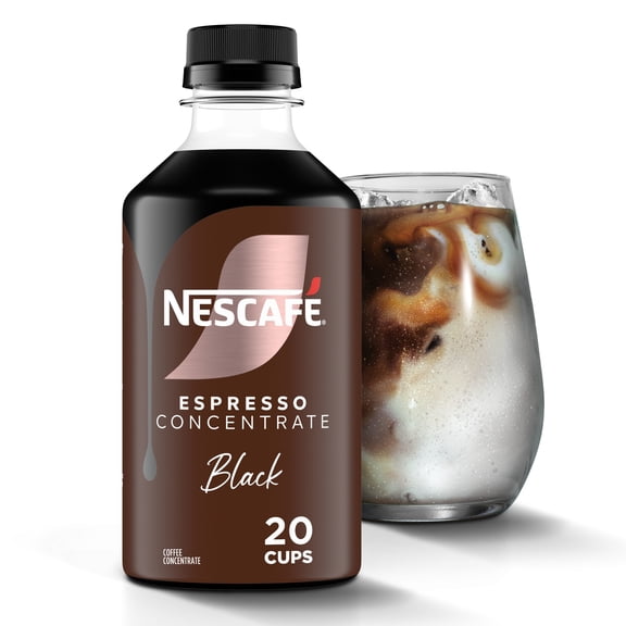 NESCAFÉ Espresso Concentrate Black, Instant Espresso Coffee Concentrate, 10 fl oz
