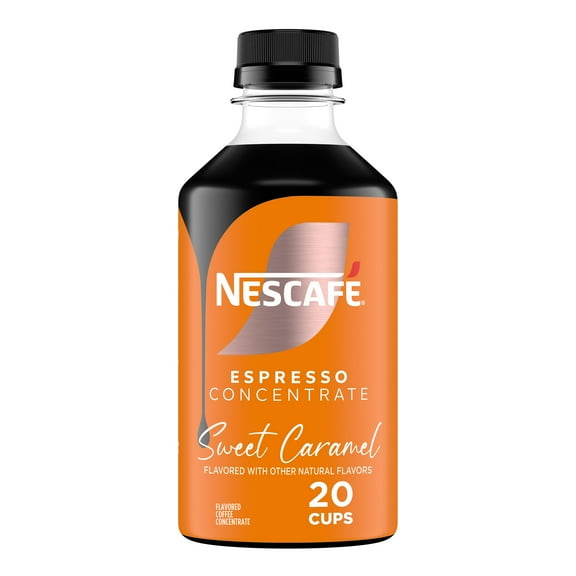 NESCAF Espresso Concentrate Sweet Caramel Flavored Instant Espresso Coffee Concentrate