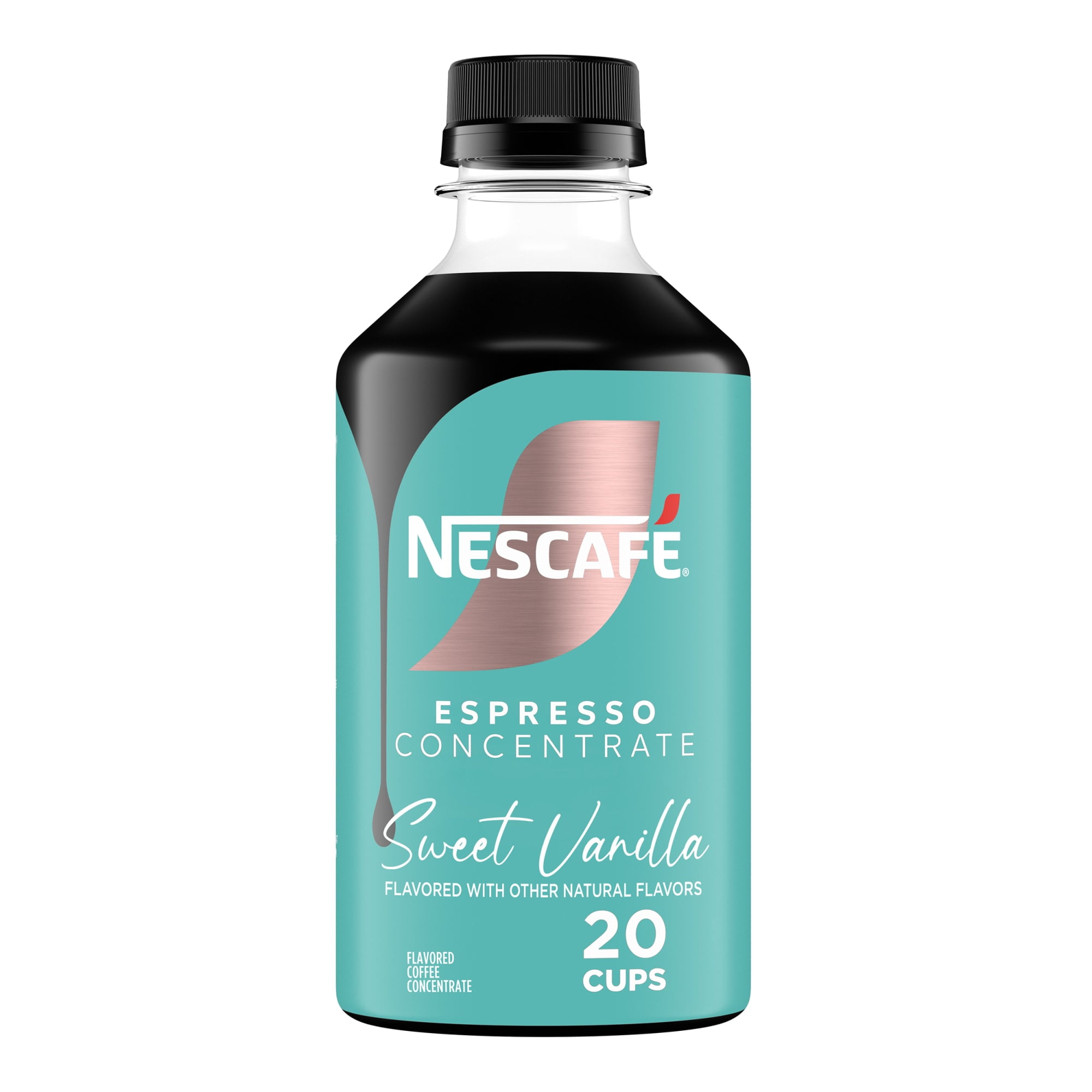 NESCAF Espresso Concentrate, Sweet Vanilla, Instant Espresso Iced Coffee, 10 fl oz