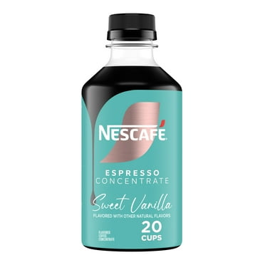 NESCAFÉ Espresso Concentrate, Sweet Vanilla, Instant Espresso Iced Coffee, 10 fl oz