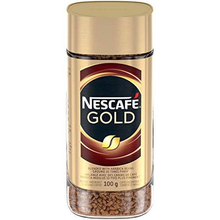 NESCAFE Gold Instant & Roast Ground Coffee, 100g Jar, Premium