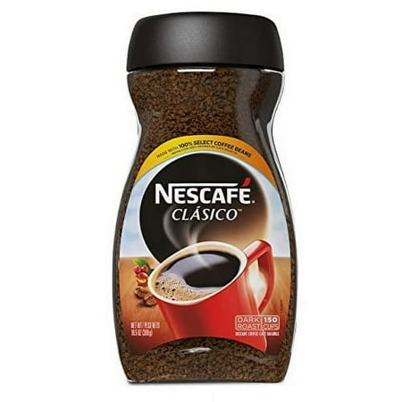 NESCAFE CLaSICO, Dark Roast Instant Coffee, 10.5 oz.