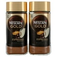 thumbnail image 1 of NESCAFE Gold Espresso Instant Coffee, 100g/3.5oz, Jar (2 Pack), {Imported from Canada}, 1 of 5