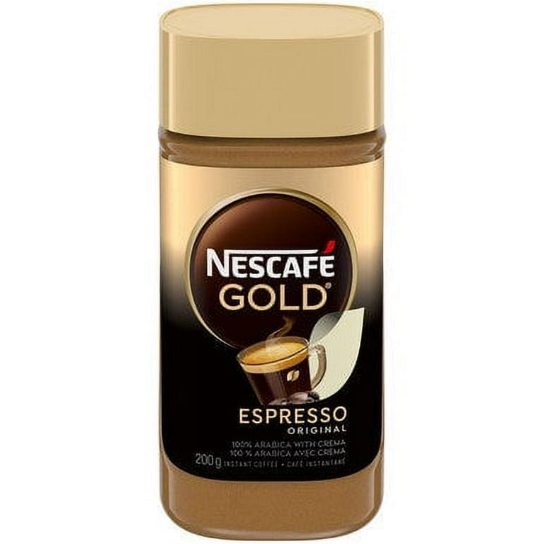 NESCAFE Gold Espresso Instant Coffee, 200g/7.1 oz - Walmart.com