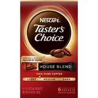 NESCAFE Taster's Choice House Blend Light Roast, Instant Coffee Single Serve Packets, 3 boxes