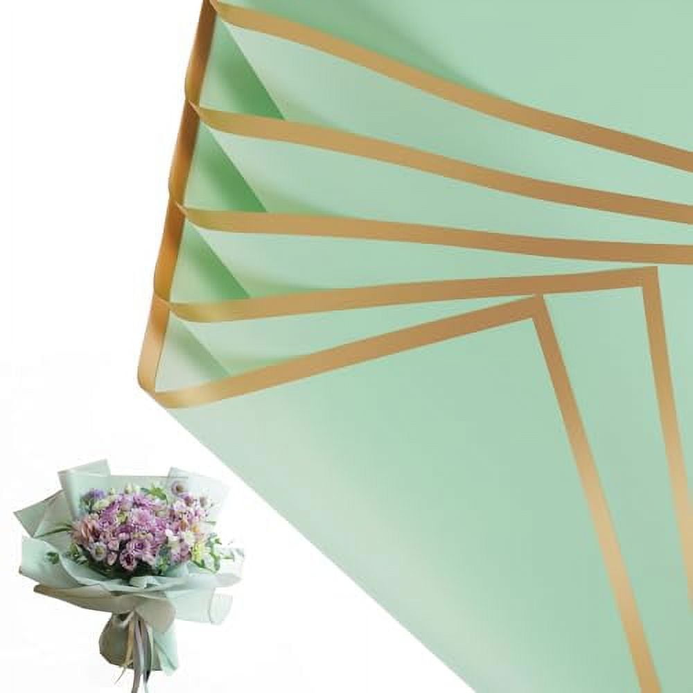 Embossed Waterproof Floral Wrapping Paper, 20.9x20.9 Inch - 10