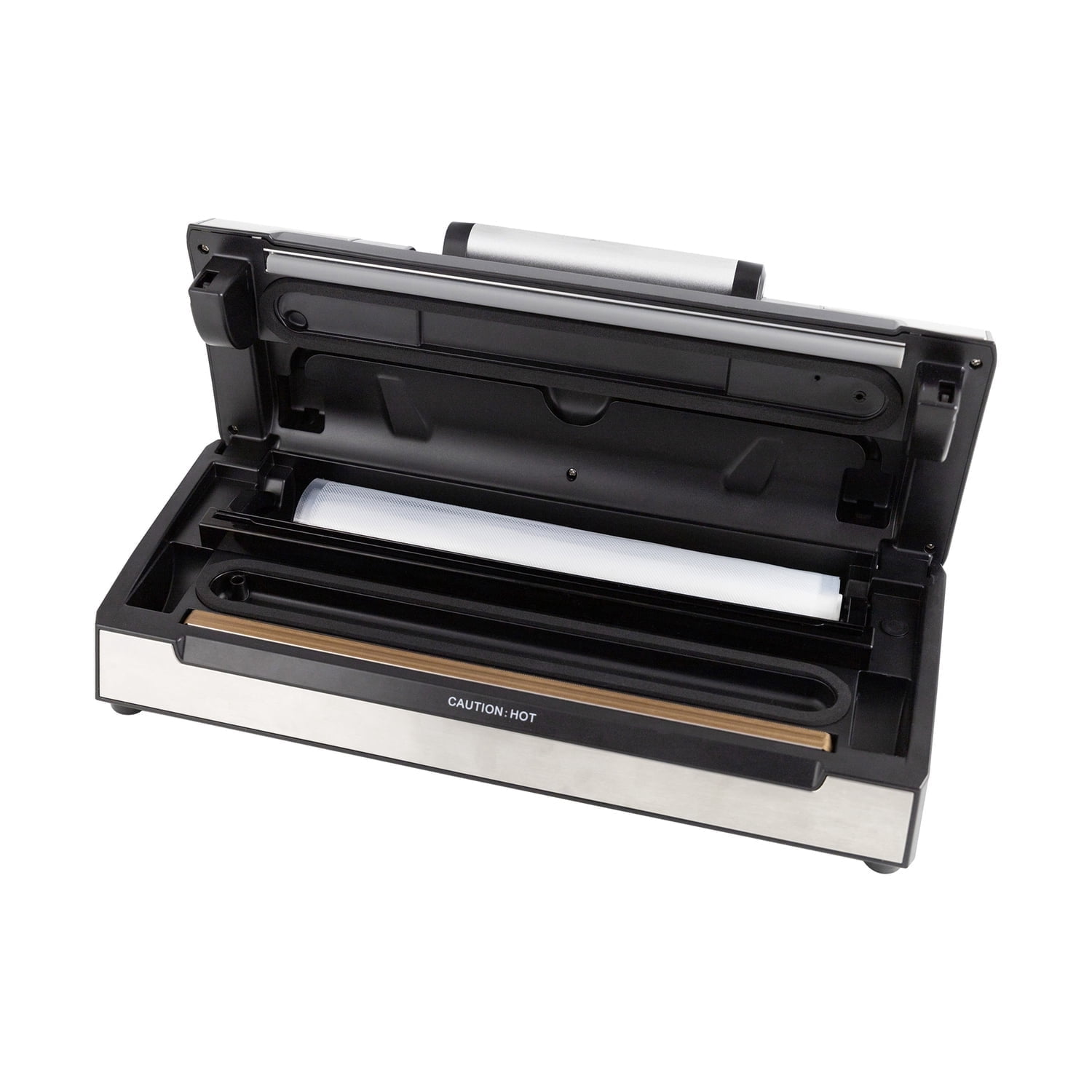 Nesco Professional Vacuum Sealer Machine, Powerful Multi-Mode Food Sealer With Accessory Port for Jars/Canisters, Built-In Roll Storage, Includes (2) 10 ft Rolls & (10) Pre-Cut Bags, For Pantry Storage & Meal Prep