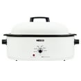 thumbnail image 1 of NESCO 18-Qt 1,450-Watt Roaster with Porcelain Cookwell, White, 1 of 5