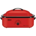 NESCO Large Electric Roasting Cooker, 18Quart Porcelain Roaster Oven