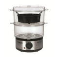thumbnail image 1 of NESCO®/American Harvest ST-25F Plastic 5 Quart Stainless Steel Food Steamer, 3 Pieces, 1 of 4