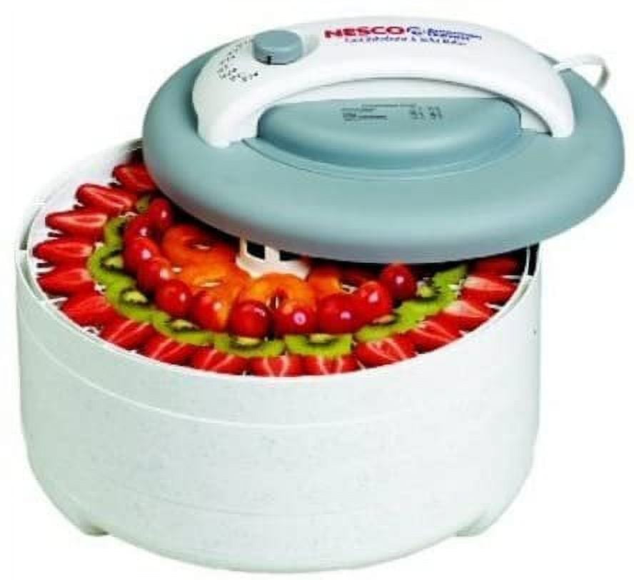 Nesco Snackmaster 4-Tray Gray and White Food Dehydrator