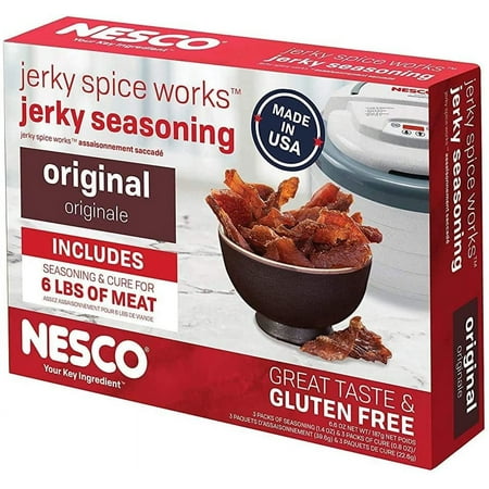 NESCO Jerky Spice Works Original Seasoning (Makes 6 Pounds of Jerky)