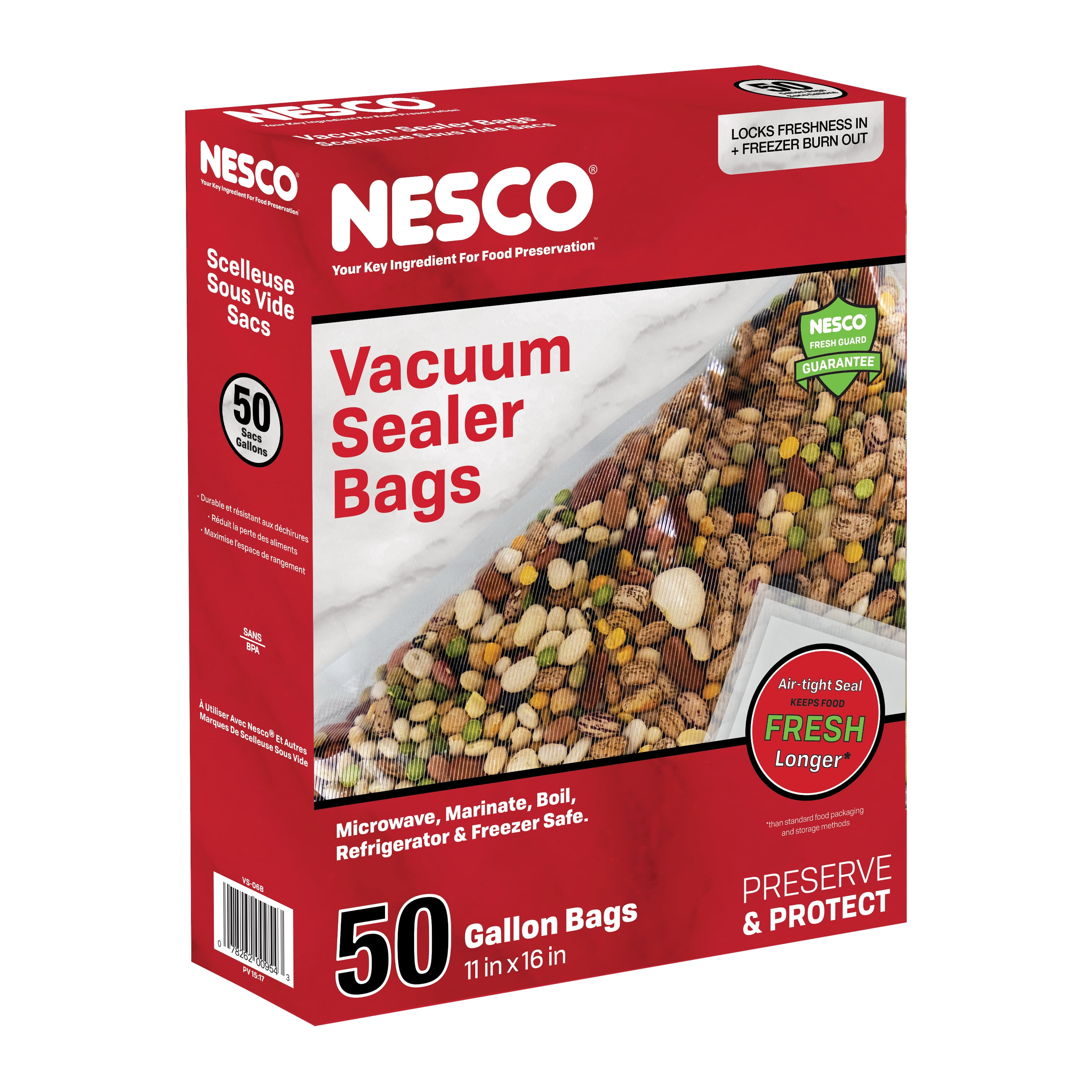 50 ULTRA Quart Sized Vacuum Sealer Bags (9 x 12) | NESCO