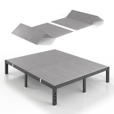 Neslime Queen Size Bunkie Board, Heavy Duty Bed Support Board Under Mattress, Low Profile Bed Support, Noise Minimizing, Fully Assembled