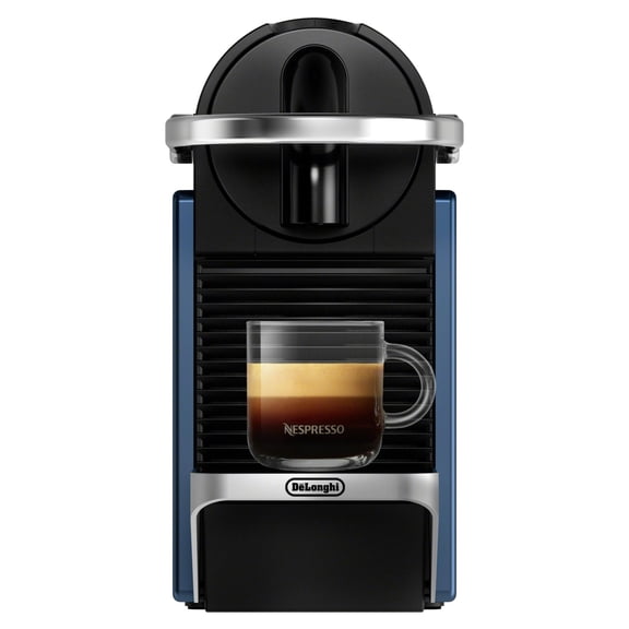 (Open Box) NESPRESSO PIXIE ESPRESSO MACHINE BY DE'LONGHI - DARK BLUE