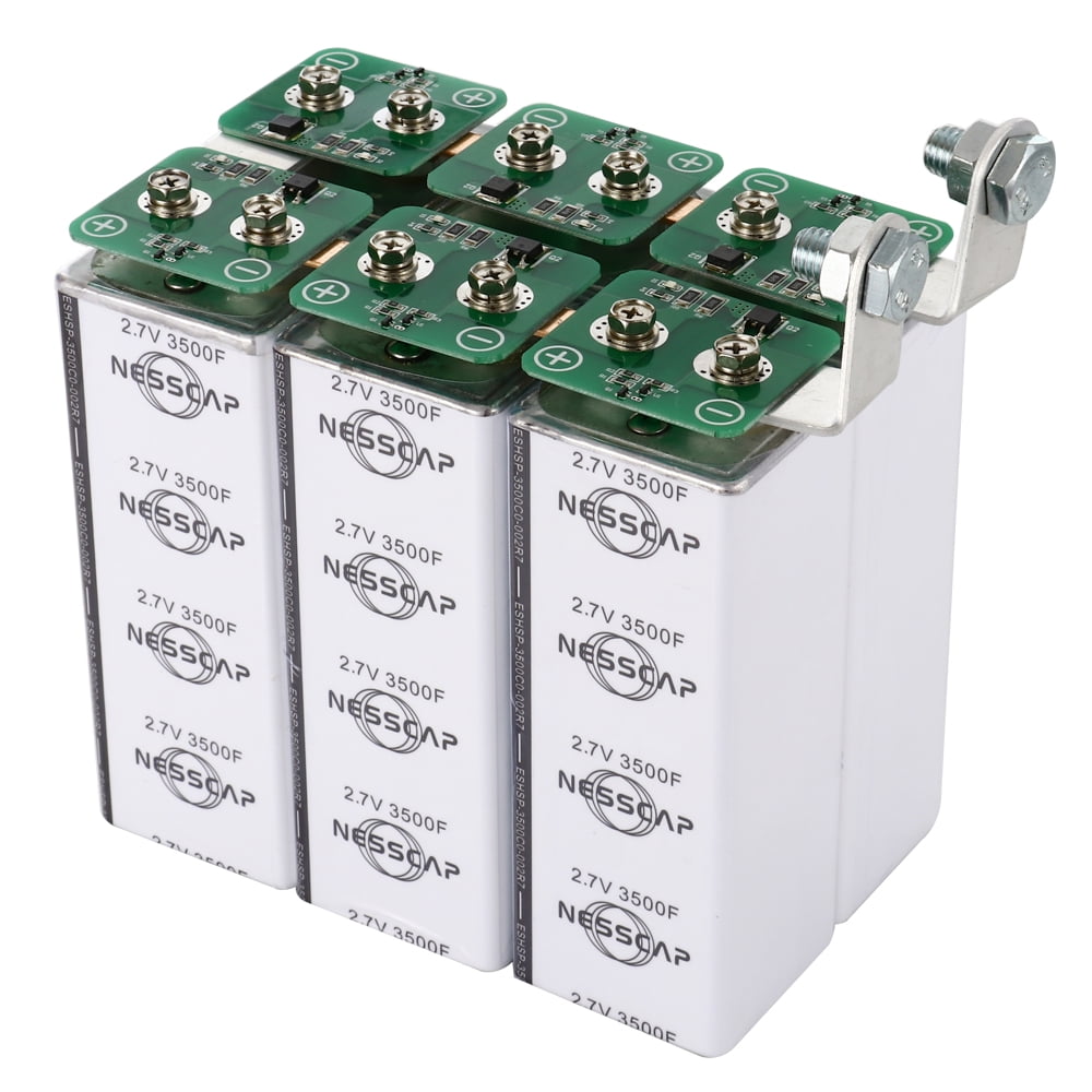 NESSCAP 16V 583F Super Capacitor Battery 6pcs 2.7V 3500Farads Car