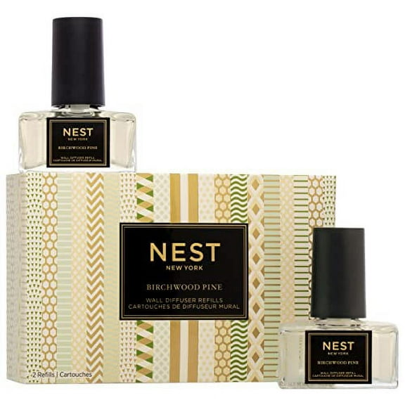 NEST Fragrances Birchwood Pine Wall Diffuser Refill, Set of 2