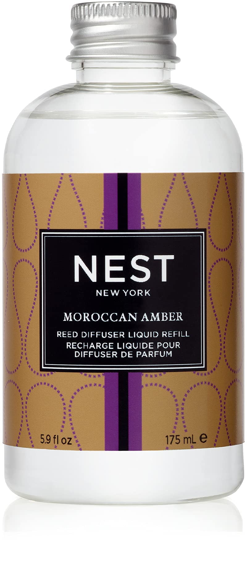 Moroccan Amber Elegant Reed Diffuser Liquid Refill, 5.9 fl. oz