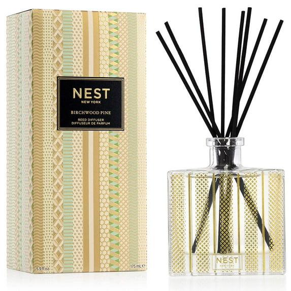 NEST Fragrances Reed Diffuser- Birchwood Pine , 5.9 fl oz