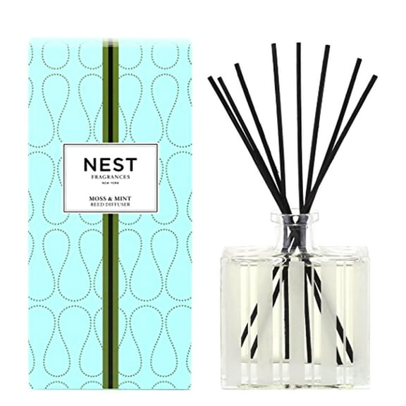 NEST Fragrances Reed Diffuser- Moss & Mint , 5.9 fl oz