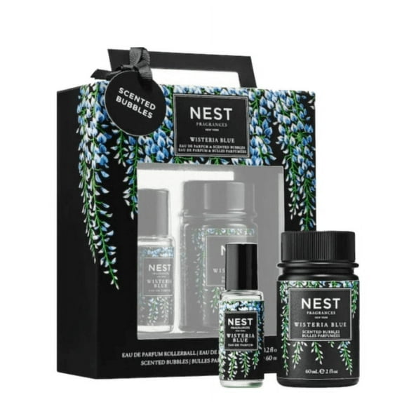 NEST Fragrances Wisteria Blue Eau de Parfum & Scented Bubbles 2-Piece Gift Set