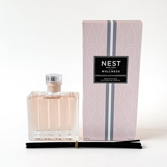 NEST Himalayan Salt & Rose Water Diffuser - 5.9oz - NIB - Retails $62