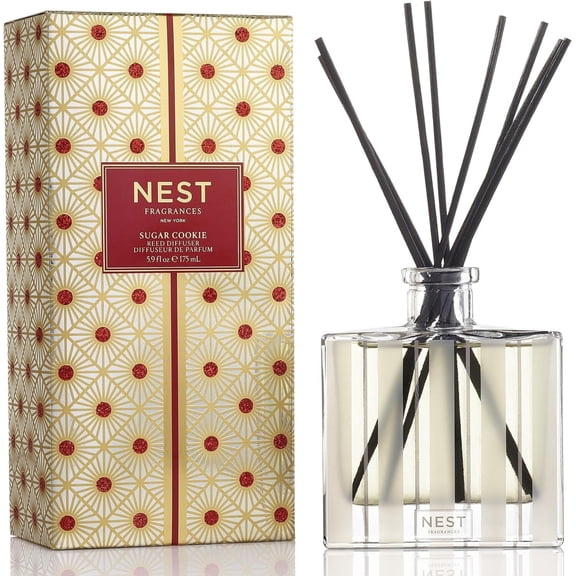 NEST New York Fragrances Reed Diffuser- Sugar Cookie , 5.9 fl oz New
