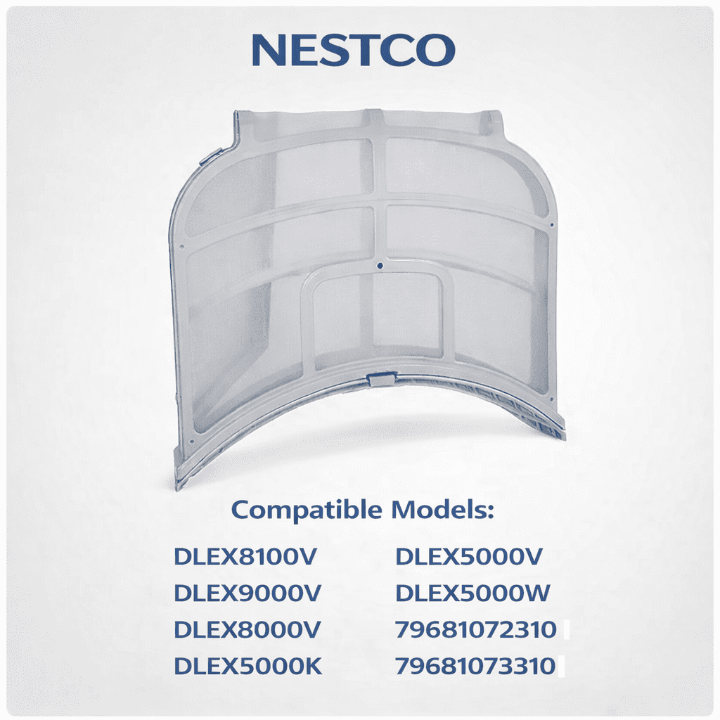 NESTCO Dryer Lint Screen Filter Replacement for LG Kenmore ADQ73373201 AP5675511 PS7787727