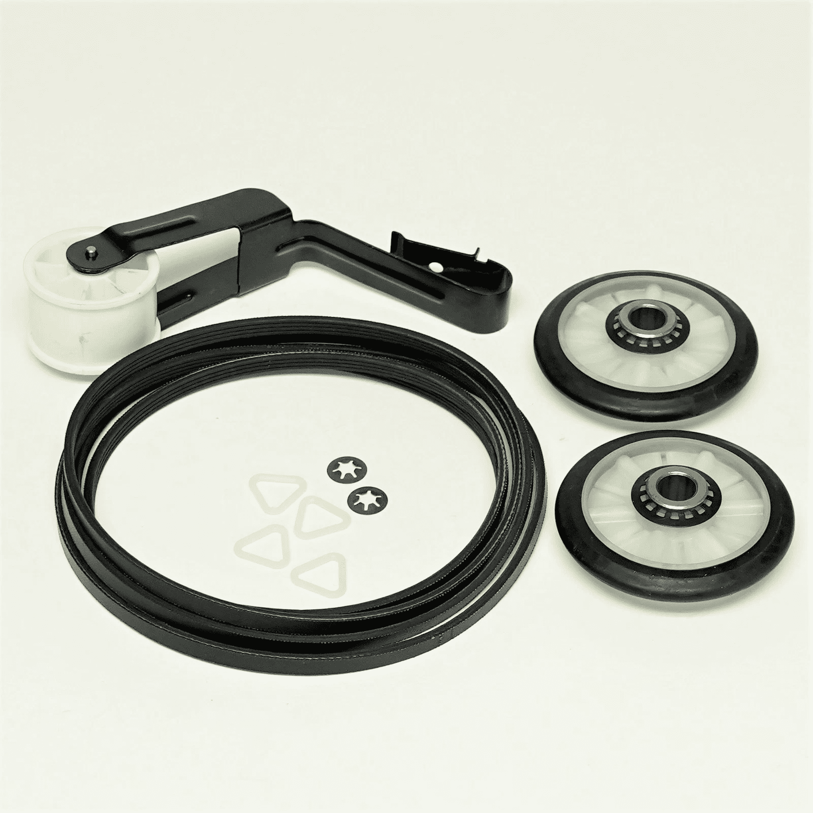 NESTCO NED4655EW1 Dryer Repair Kit Compatible with Amana, Kenmore 80 & Whirlpool Models – Belt, Idler Pulley & Drum Rollers Replacement 4392065