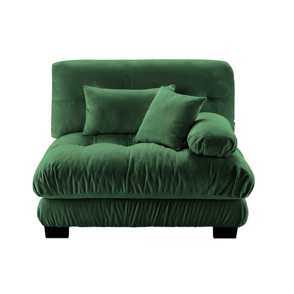NESTIA RSF Sofa with 2 Pillows, Green