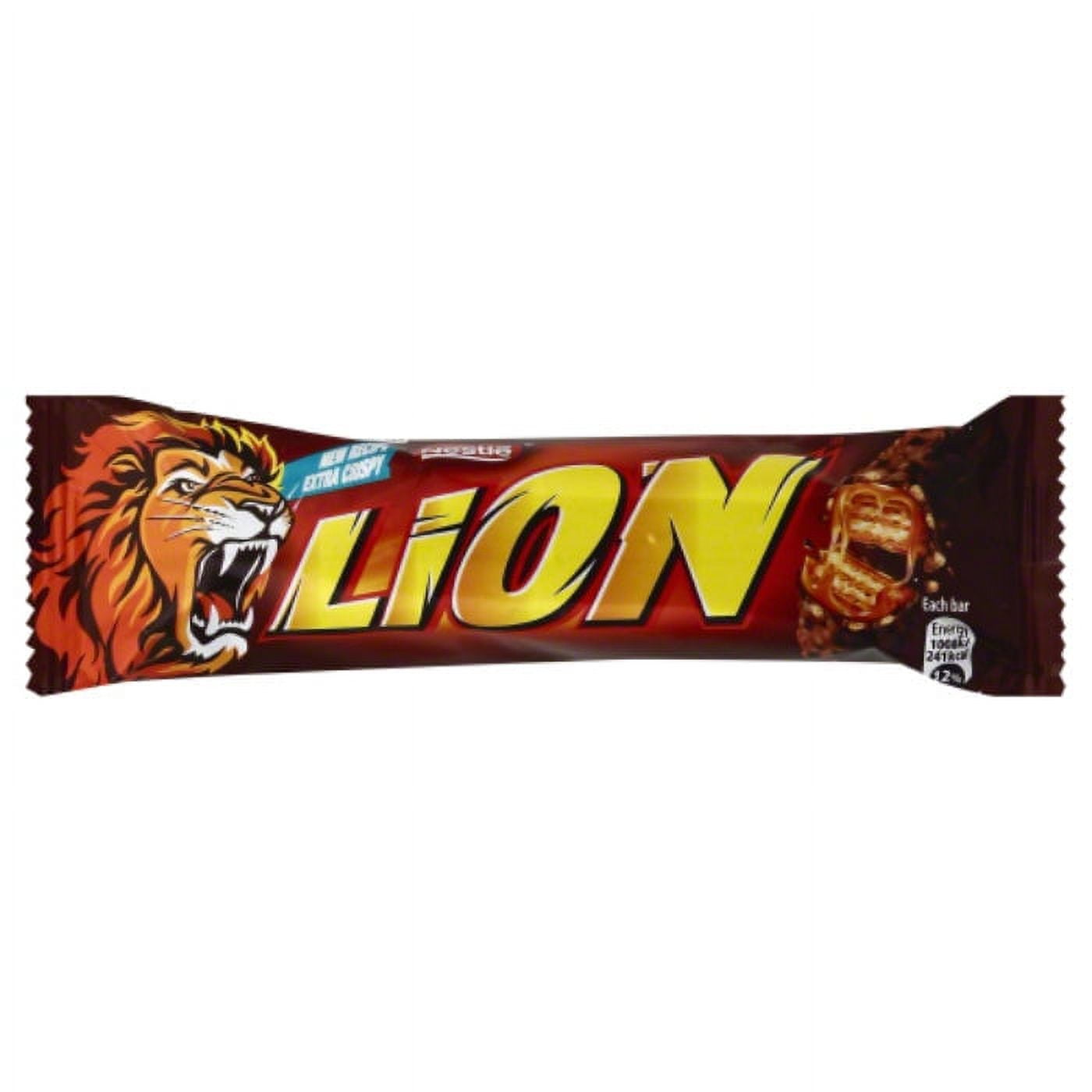 Original Lion Chocolate Bars Candy Pack Imported From The UK England Filled  Wafer With Caramel And Cereals Covered With Milk Chocolate The Very Best