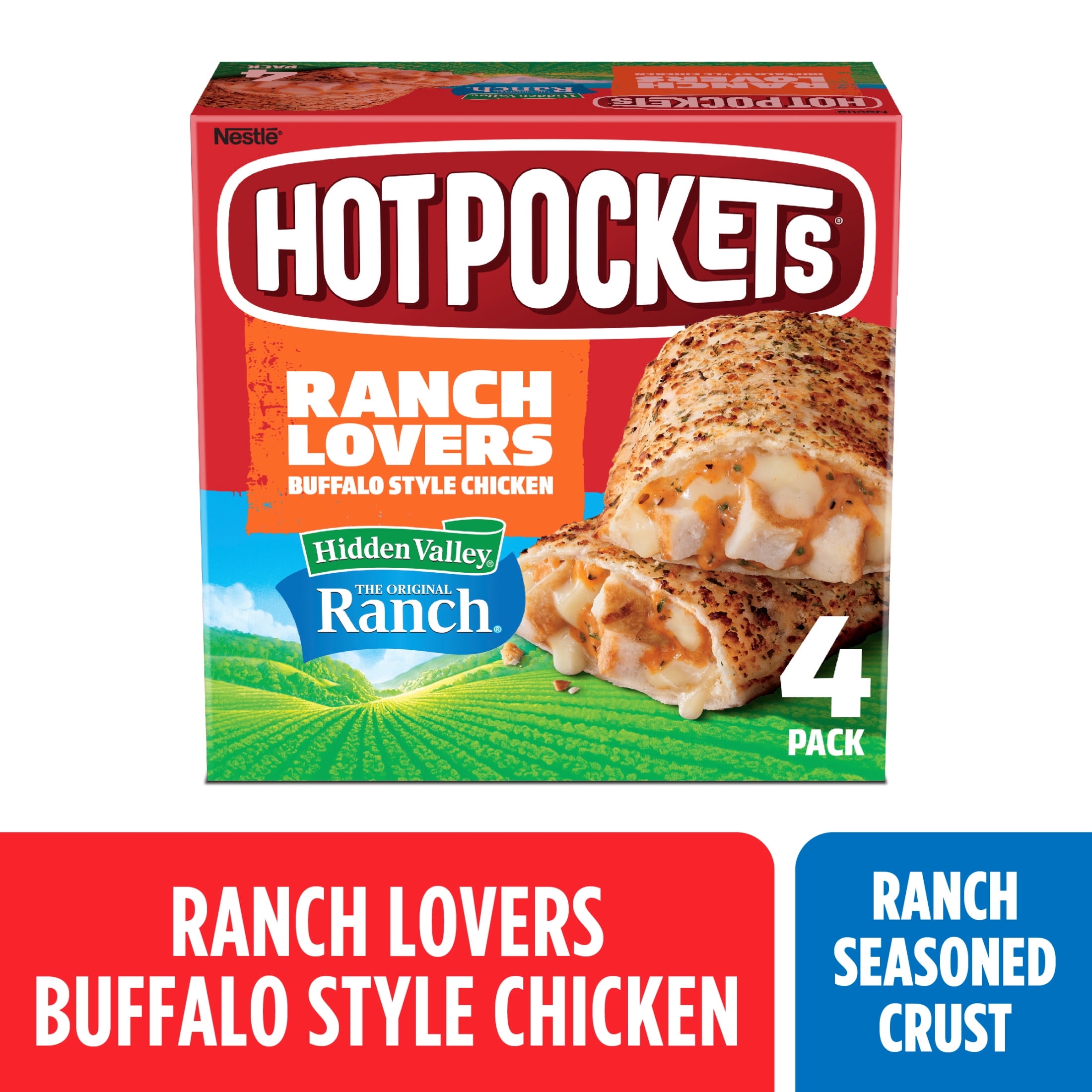 Hot Pockets Ranch Lovers Buffalo Style Chicken, Hidden