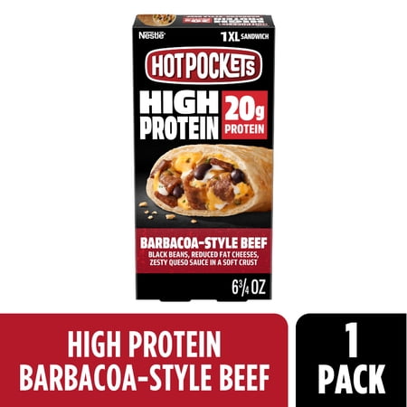 High Protein Barbacoa Style Beef, Air Fryer Food,?Frozen Sandwich,?1 XL Sandwich? 6.75 oz