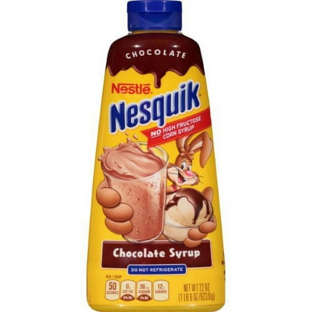 Nesquik Nestle Chocolate Flavored Syrup (Pack of 18)
