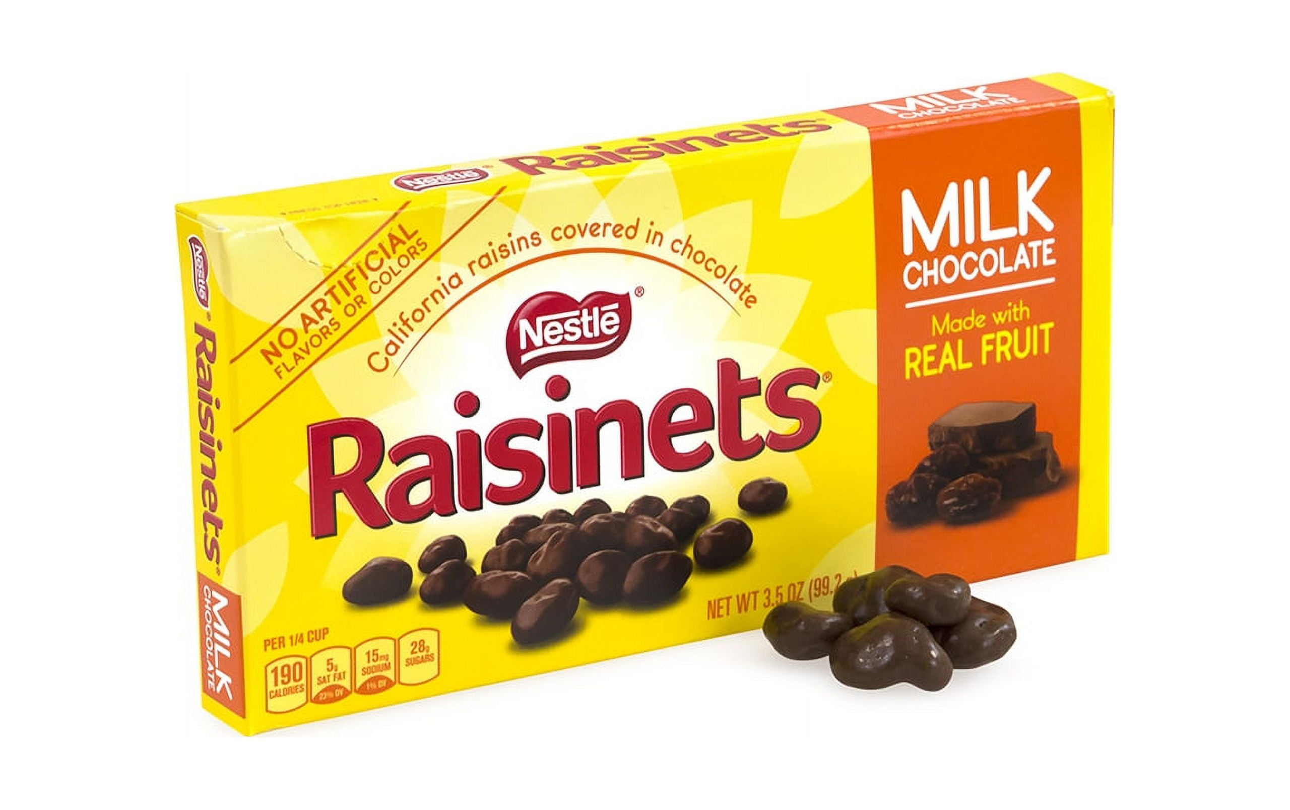 NESTLE Raisinets Boxes, 3.5 oz, 15 Count