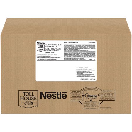 NESTLE TOLL HOUSE Peanut Butter Chip Cookie Dough 22.5 lb. Box