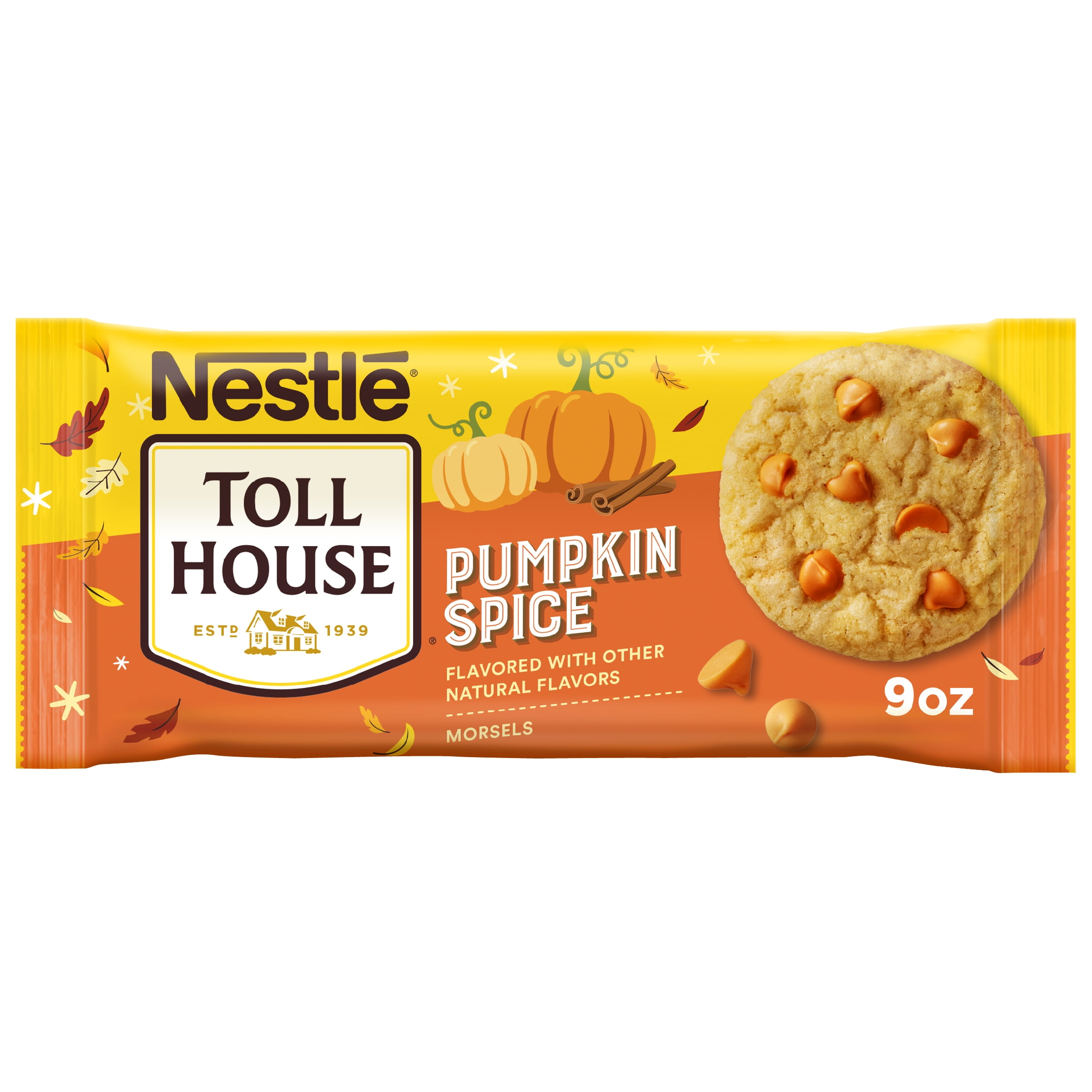 Nestle Toll House Pumpkin Spice Baking Chips, Regular Size Morsels, 9 ...