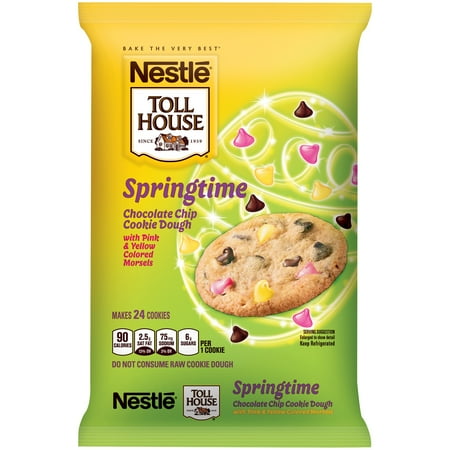 NESTLE TOLL HOUSE Springtime Chocolate Chip Cookie Dough 16 oz. Pack