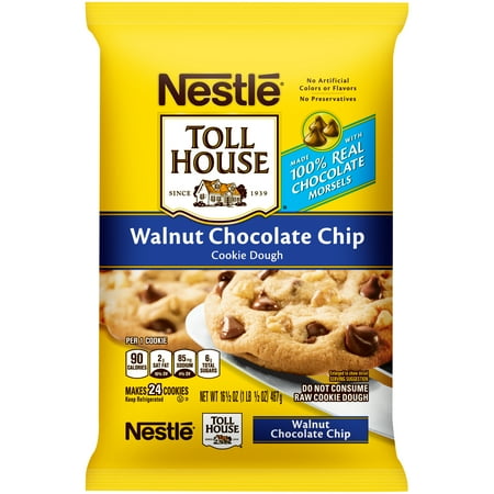 NESTLE TOLL HOUSE Walnut Chocolate Chip Cookie Dough
